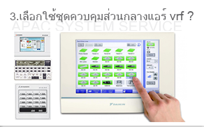 บทความ 3 มาเลือกใช้ชุดควบคุมส่วนกลาง ระบบ vrv vrf